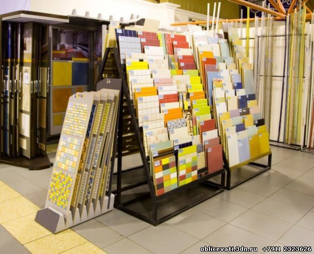 Кафель. Плитка керамическая. Разные виды и типы